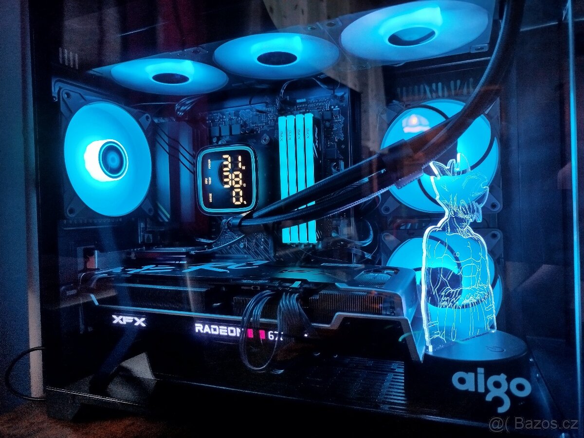 PC sestav, R9 3900x 12 jádro, 32Gb RAM,RX 6700 TX 12G,1T SSD
