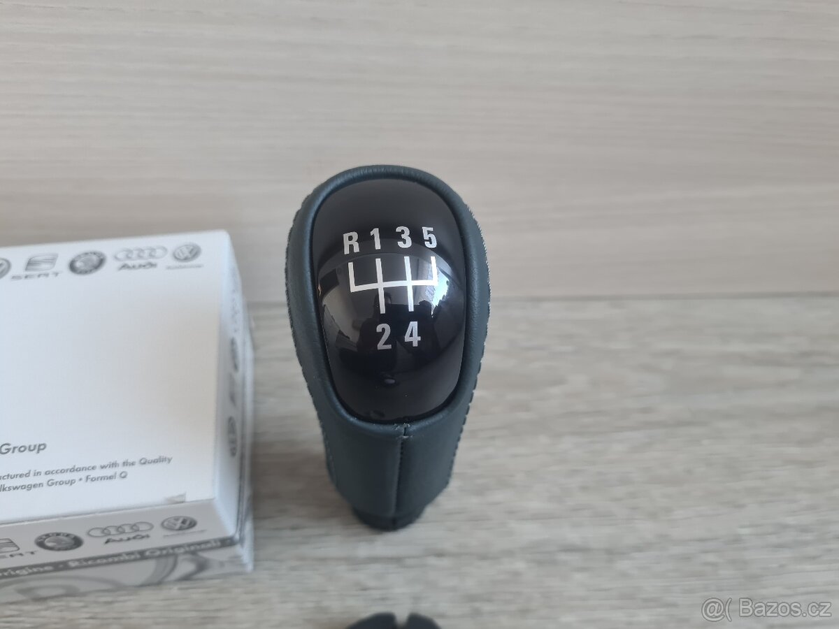 NOVÁ Hlavice řadící páky Octavia 1 - Zelená kůže