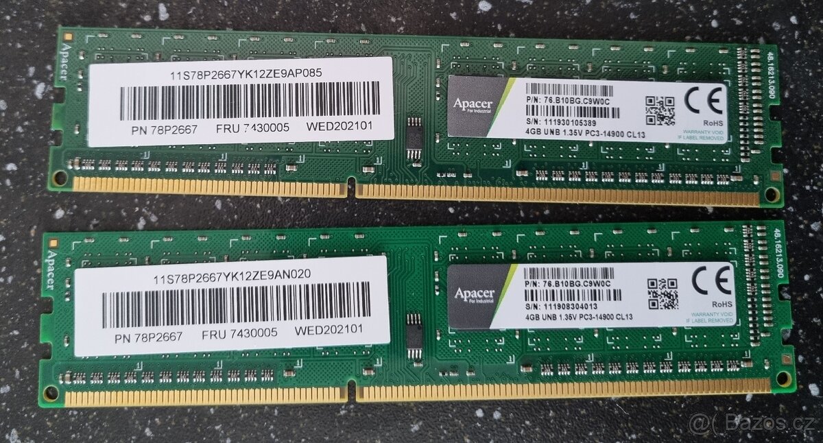 Apacer DDR3 8GB 1866MHz CL13 (2x4GB)
