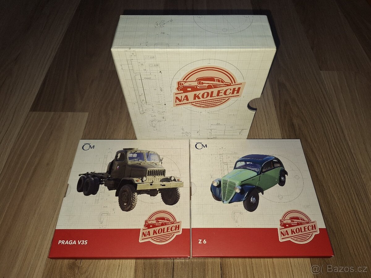 2024 NA KOLECH STŘÍBRNÁ MINCE PRAGA V3S, Z6 + BOX.