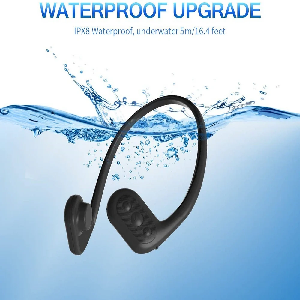 Open-Ear bone conduction vodotěsná sportovní sluchátka