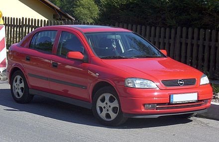Čelní sklo na Opel Astra G r.v. 98-05