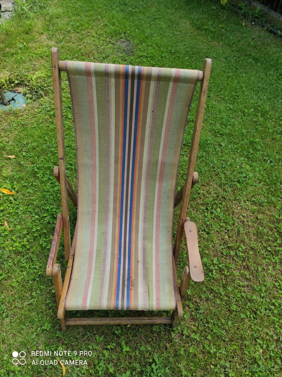 Dětské plážové lehátko , retro