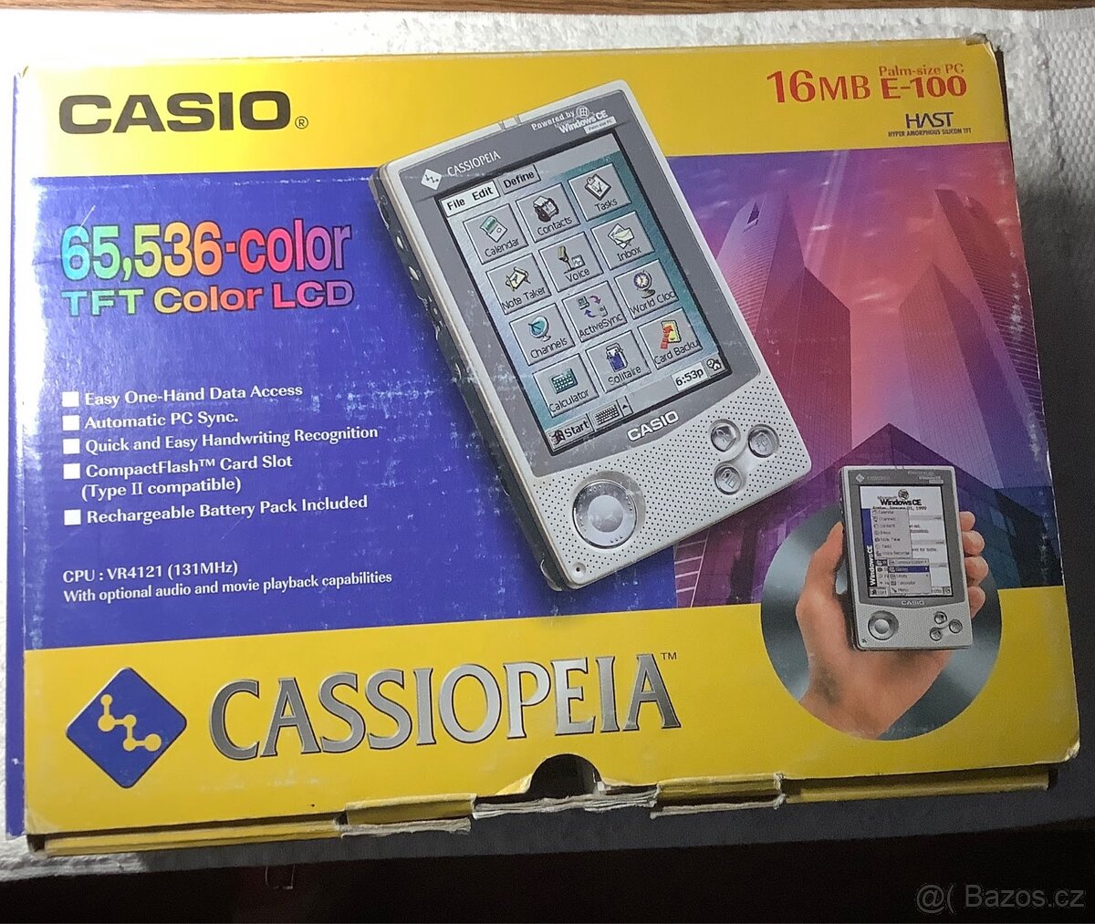 Sběratelský kapesní počítač Casio Cassiopeia E-100
