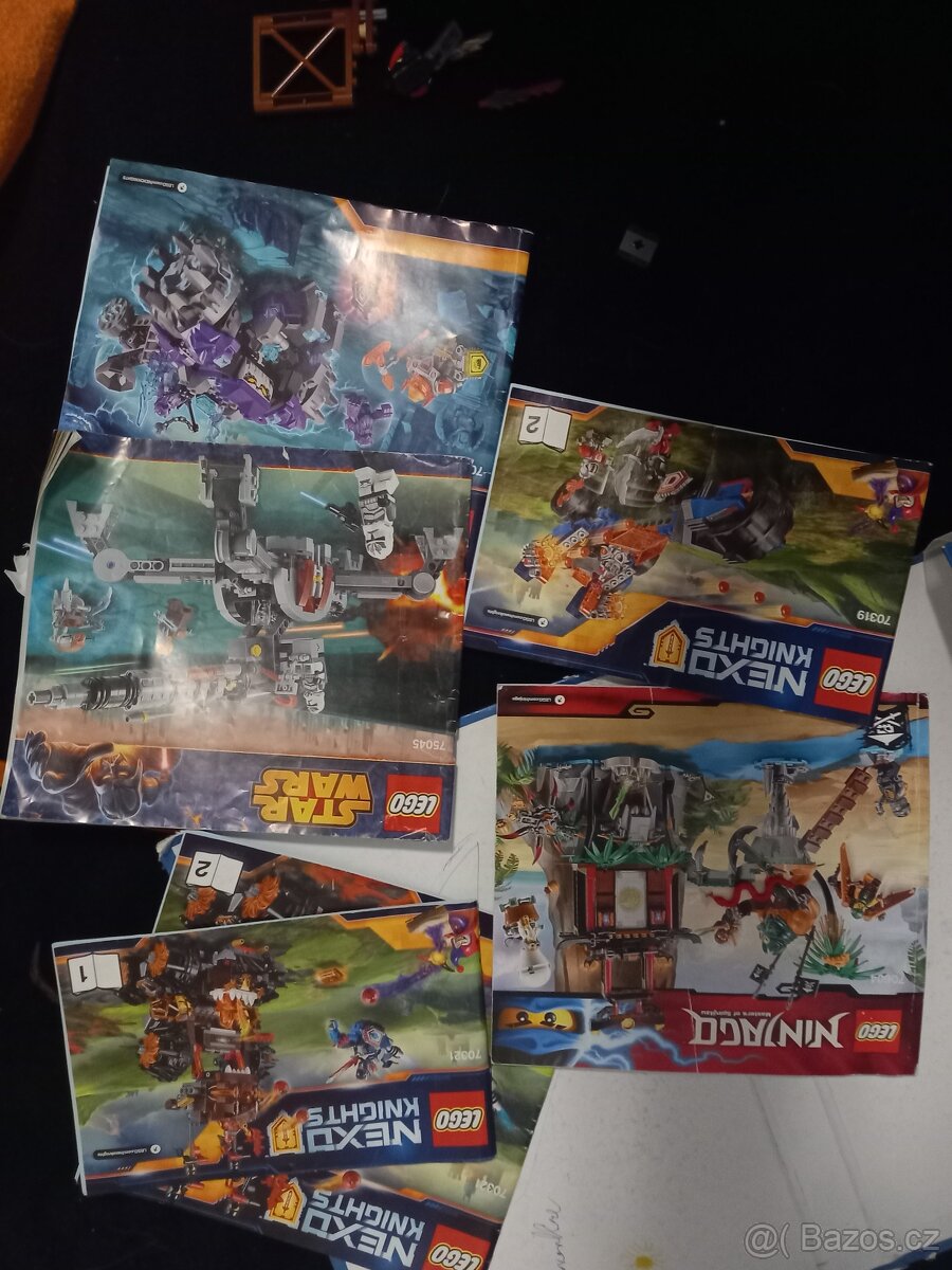 LEGO mix sbírka 13 kg Star Wars, Ninjago,Chima...+figurky