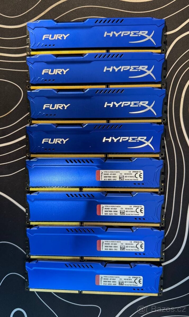 HyperX fury 4x4gb 1600mhz