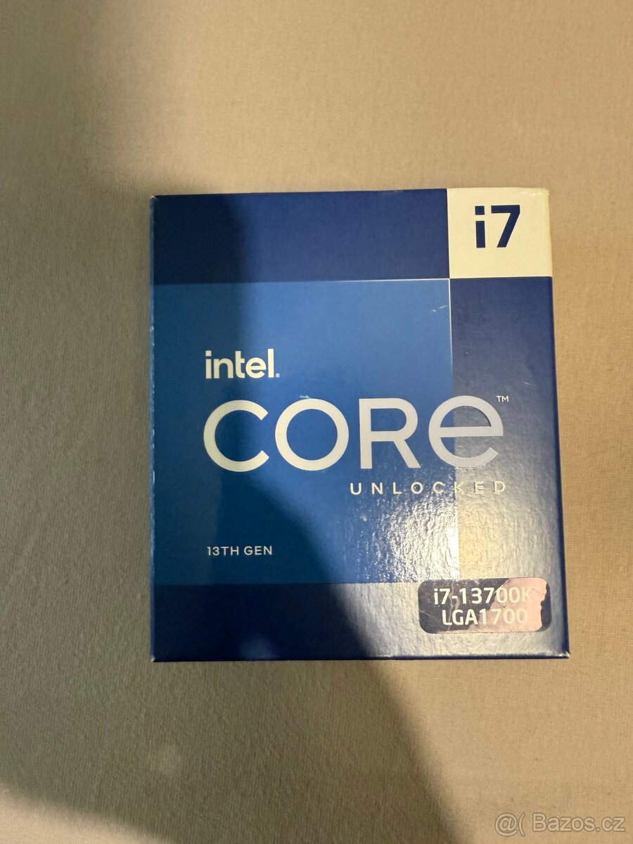 Prodám použitý procesor i7 13700K - v záruce