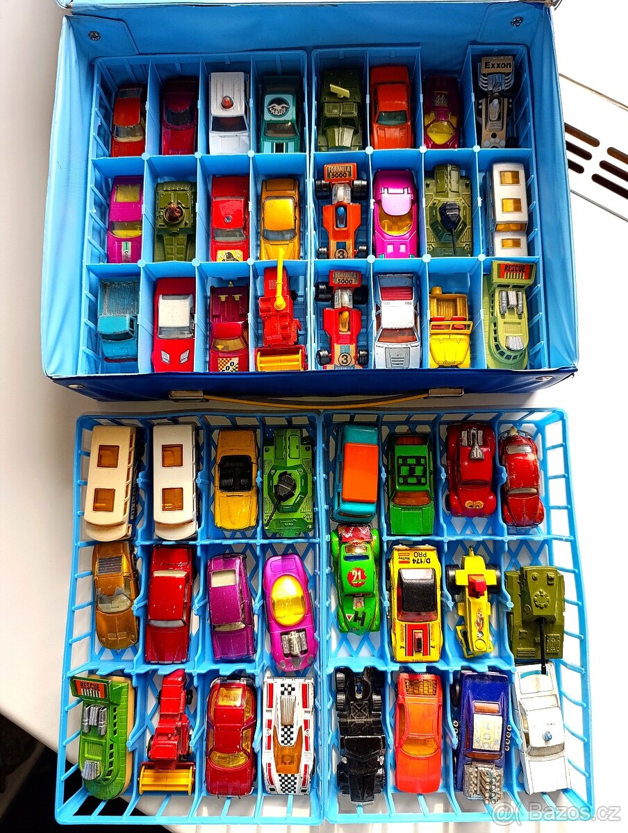 Prodám angličáky Matchbox England 48 kusů v kufříku