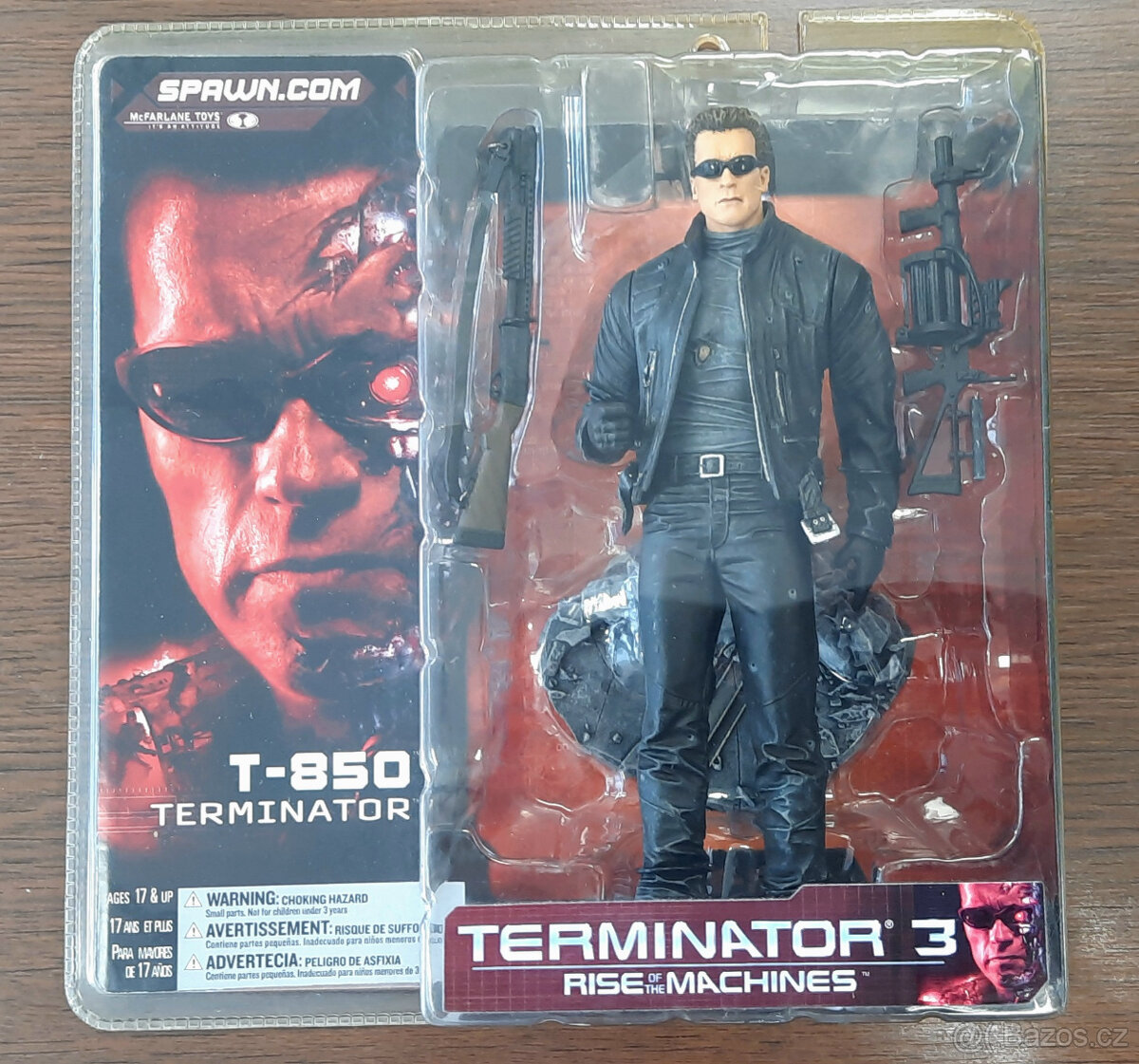 Nová vzácná figurka McFarlane T-850 Terminator 3 neotevřená