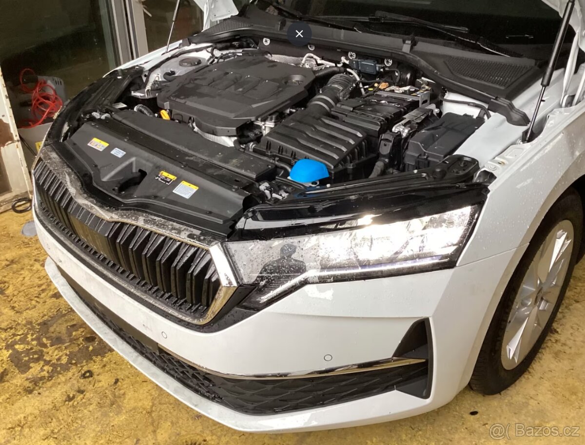 Škoda Octavia 4 face předek nárazník kapota maska