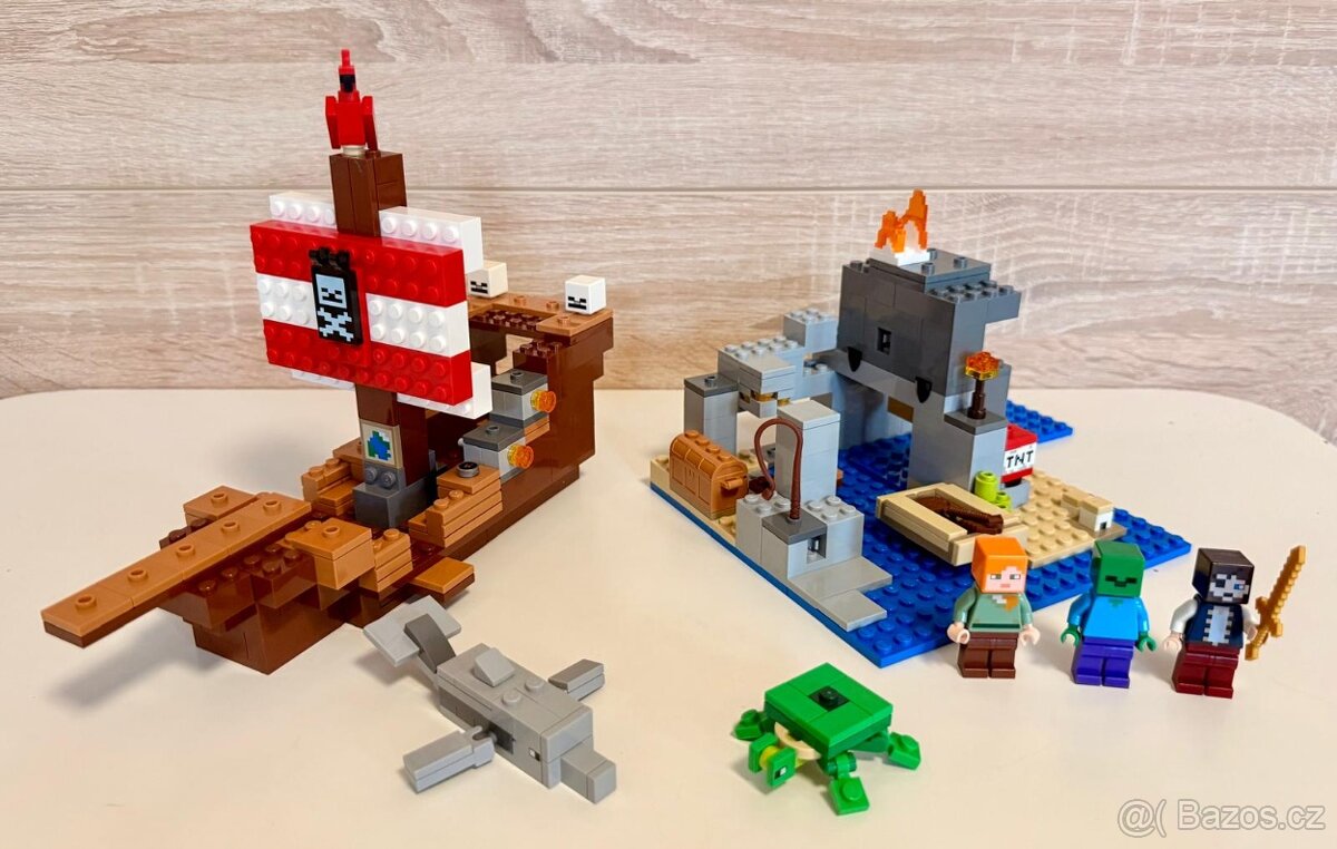 Lego Minecraft 21152 Dobrodružství pirátské lodi