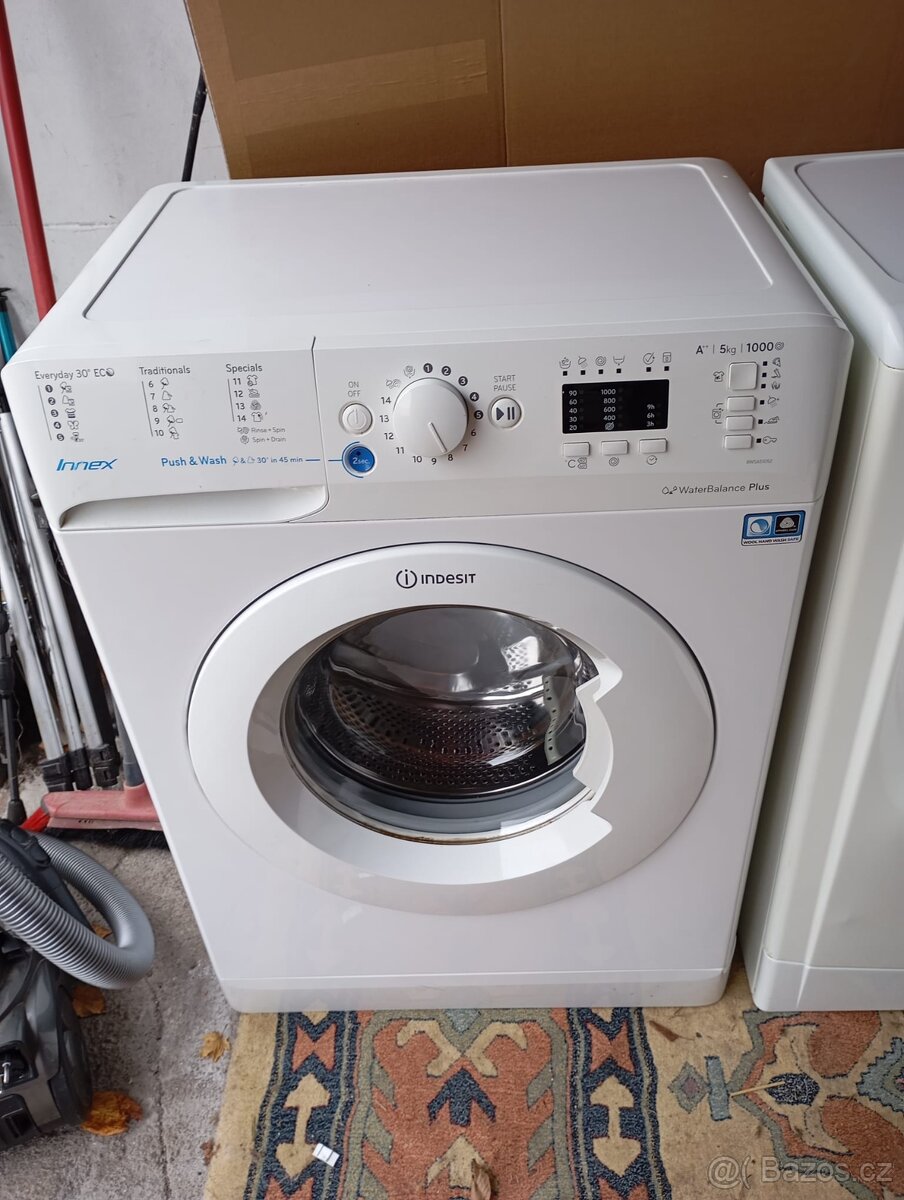 🧺 Indesit Innex  – 5 kg, 1000 ot., Push & Wash
