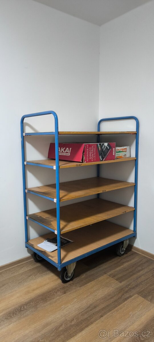 Policový vozík - Pojízdný regál