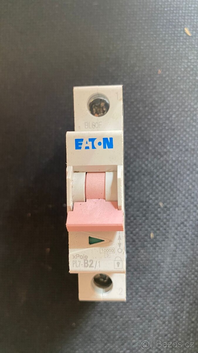 ✅ Jistič Eaton PL7-B2/1 (1-pól, 2A, 10kA)