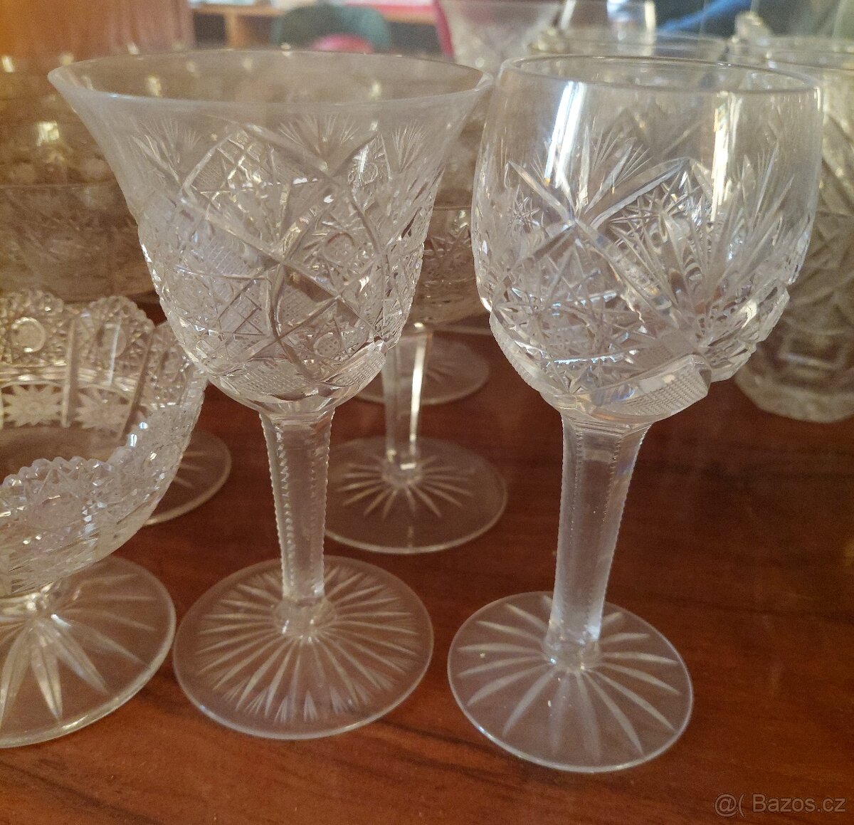 Prodám broušené sklo