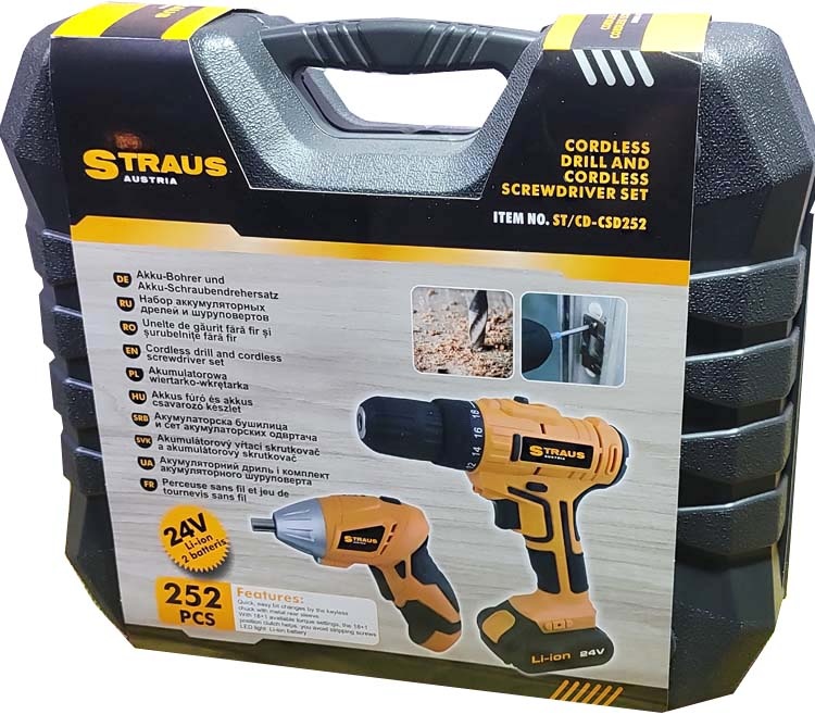 AKU nářadí s příslušenstvím