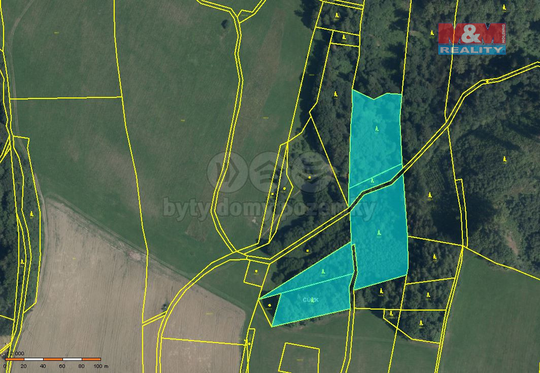 Prodej lesa, 14550 m², Horní Studénky