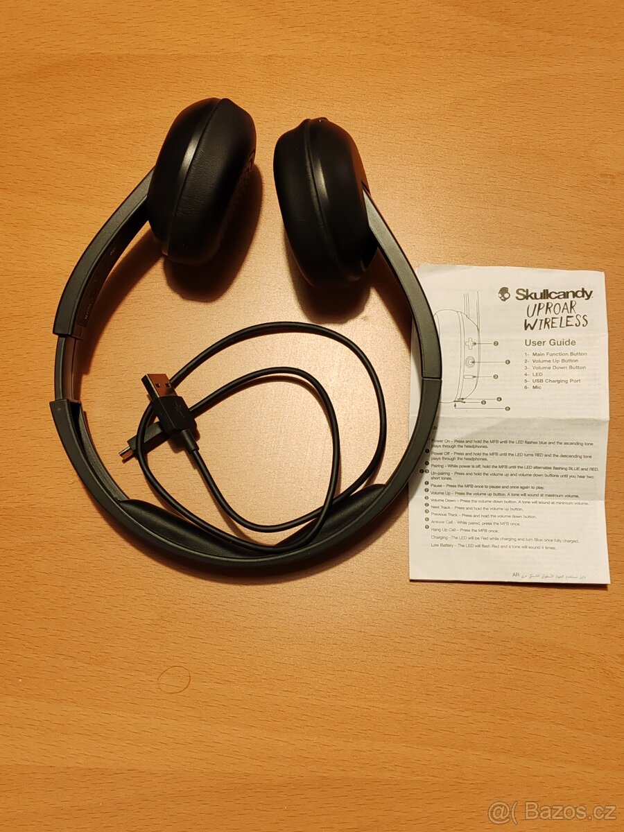 Bezdrátová sluchátka skullcandy uproar wireless
