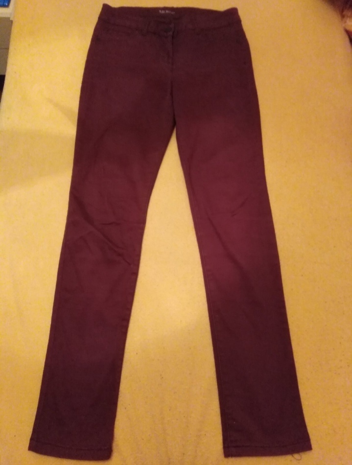 Krásné dívčí džíny Slim Fit 164/170 vínové, modré, šedé