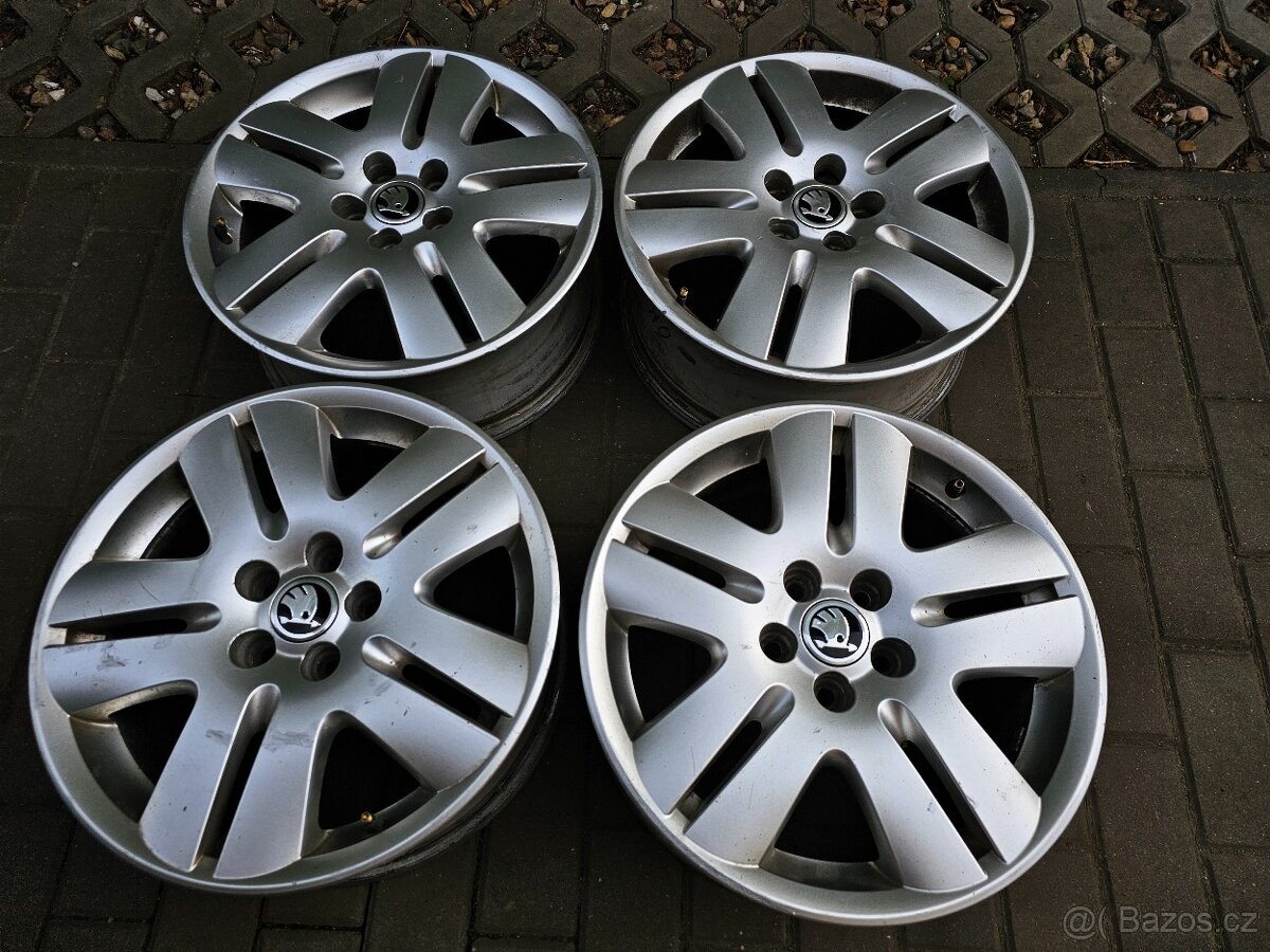 ALU kola disky VW Polo Škoda 5x100 Fabia Roomster R16
