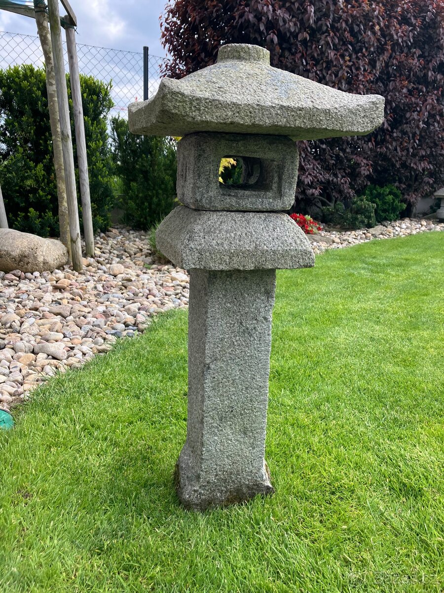 Japonská lampa - ŽULA - výška cca 80cm