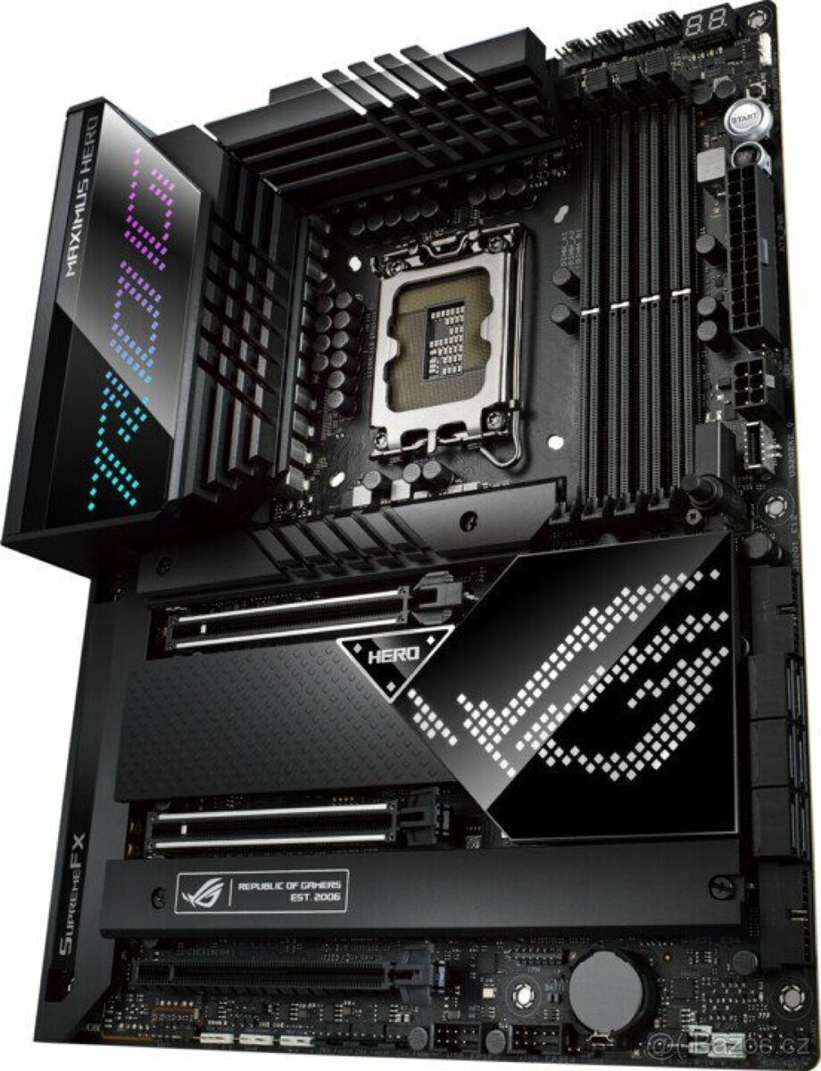 deska Z690 Hero, Procesor i9-13900K, chladič EKWB
