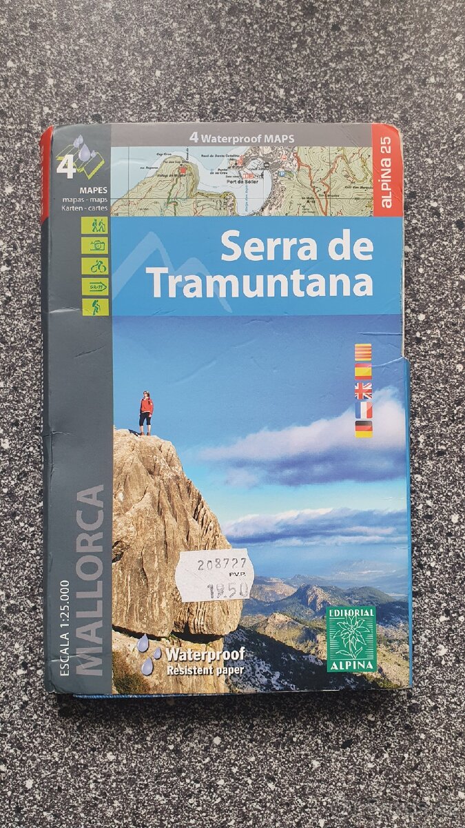 Turistická mapa Mallorca