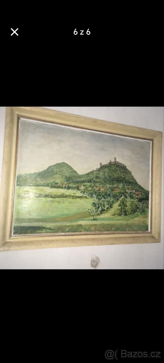 Malba hrad Bezděz obraz