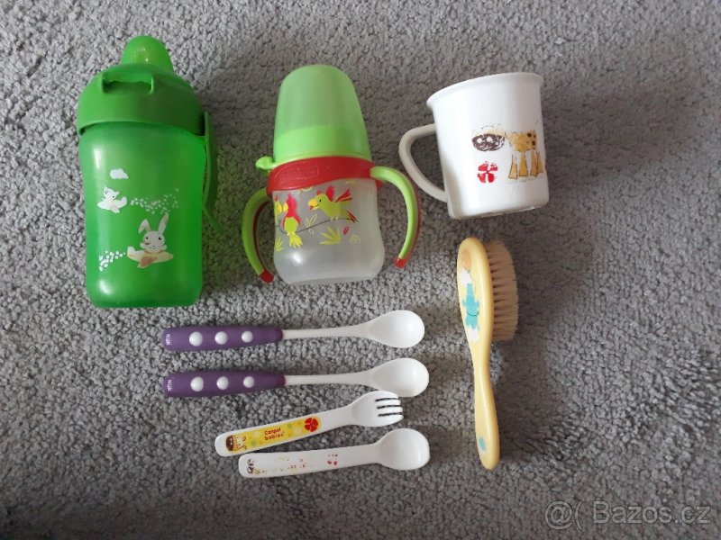 Babylove lahev od 6měs+netekoucí hrnek Avent