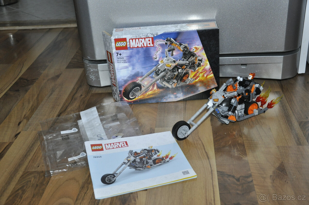 LEGO Marvel 76245 Robotický oblek a motorka Ghost Ridera