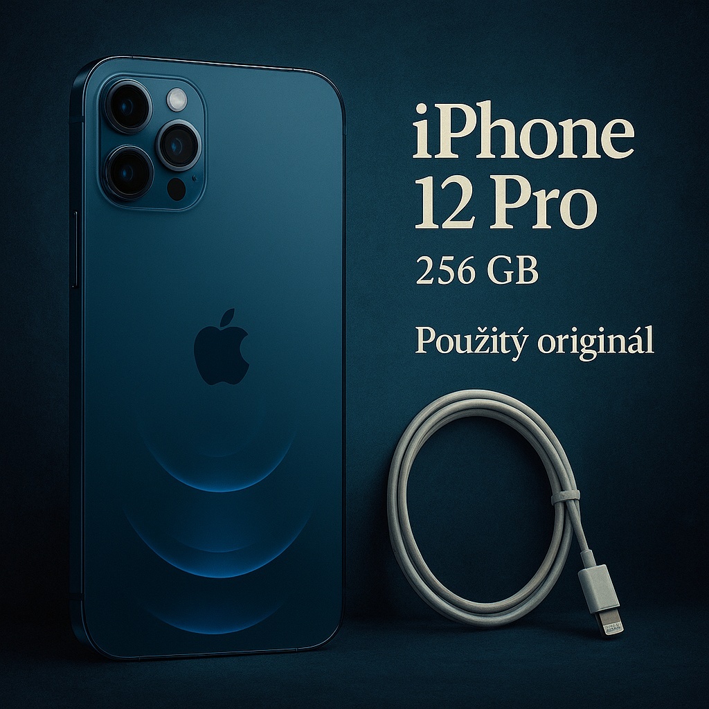 iPhone 12 Pro 256 GB – Tichomořsky modrý elegán