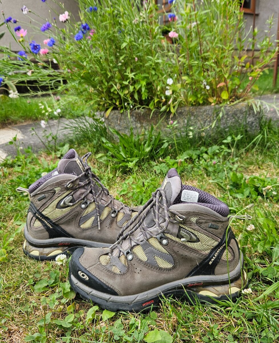 Pohorky trekové boty Salomon Gore-tex vel.38