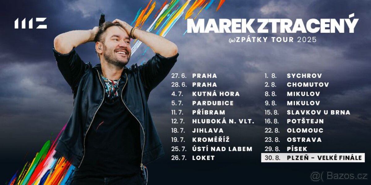 Marek Ztracený je zpátky tour Jihlava