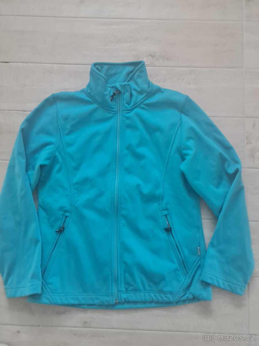 Modra softshellova bunda Mckinley vel 40,nosena ale porad he