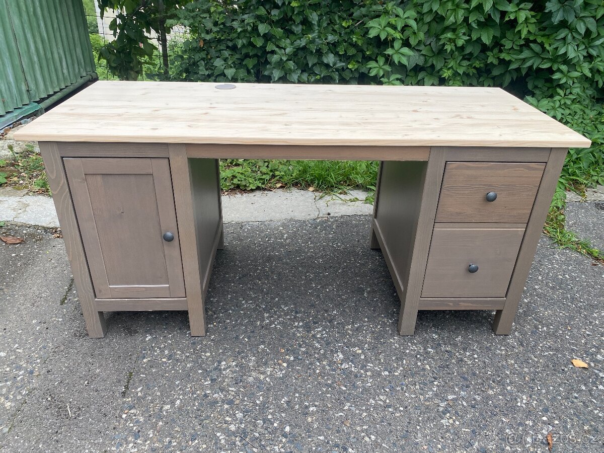 IKEA Hemnes psací stůl - šedohnědá