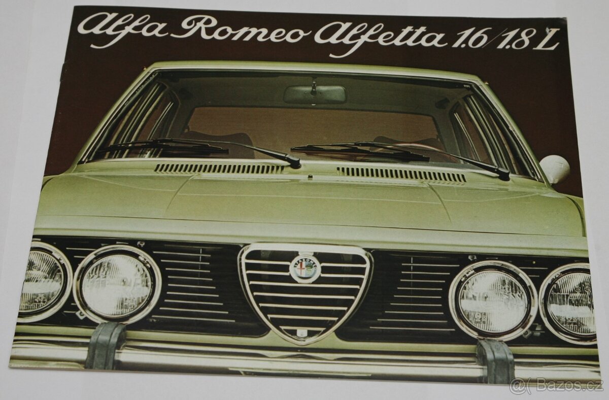 Prospekty Alfa Romeo Alfetta 1.6/1.8 L (1977)