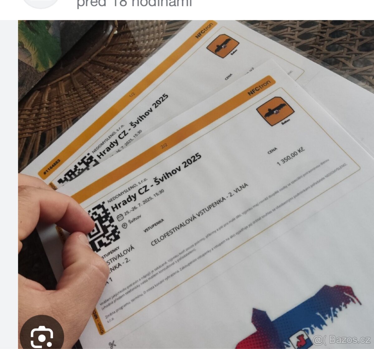 Hrady lístky na sobotu