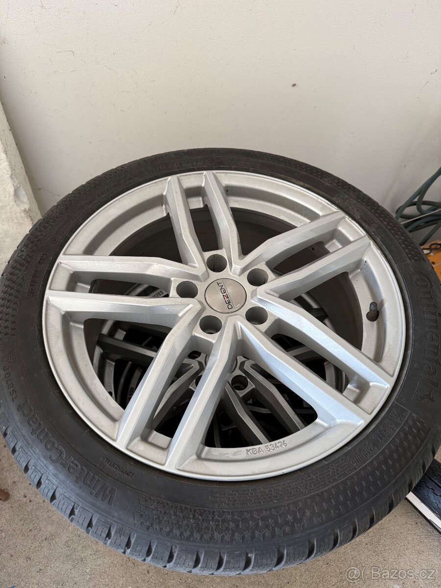 ALU kola Dezent + zimní pneu ze Škoda Superb