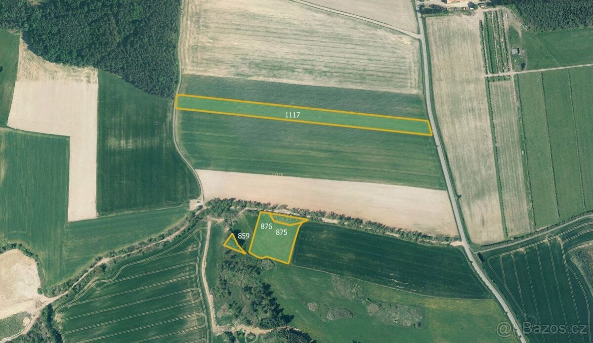 Zemědělská půda, prodej, Újezd u Svatého Kříže, Rokycany