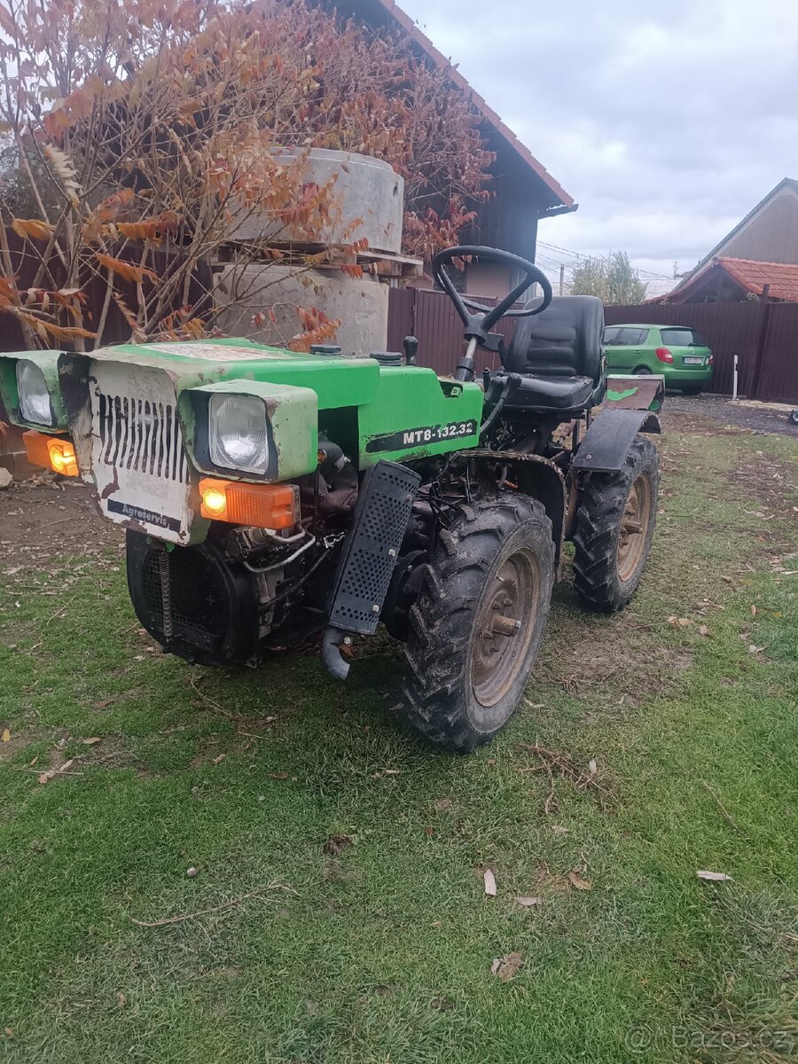 Malotraktor MT8 132.32 technické osvědčení