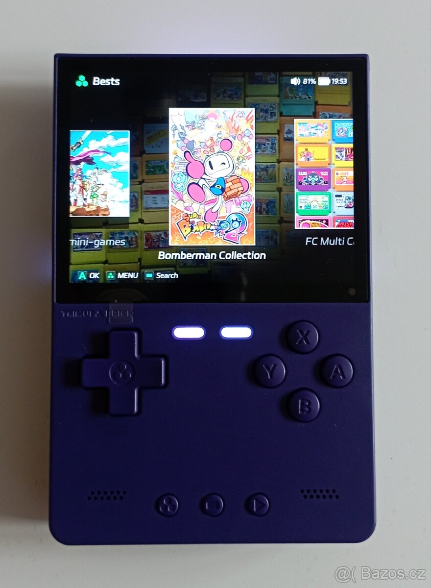 Retro handheld Trimui Brick Purple