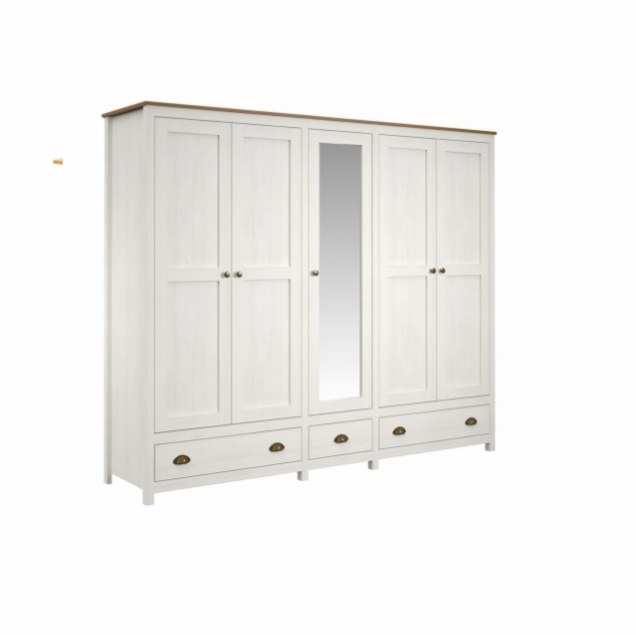 Dřevěná skříň 5dveřová TOPAZIO 206284