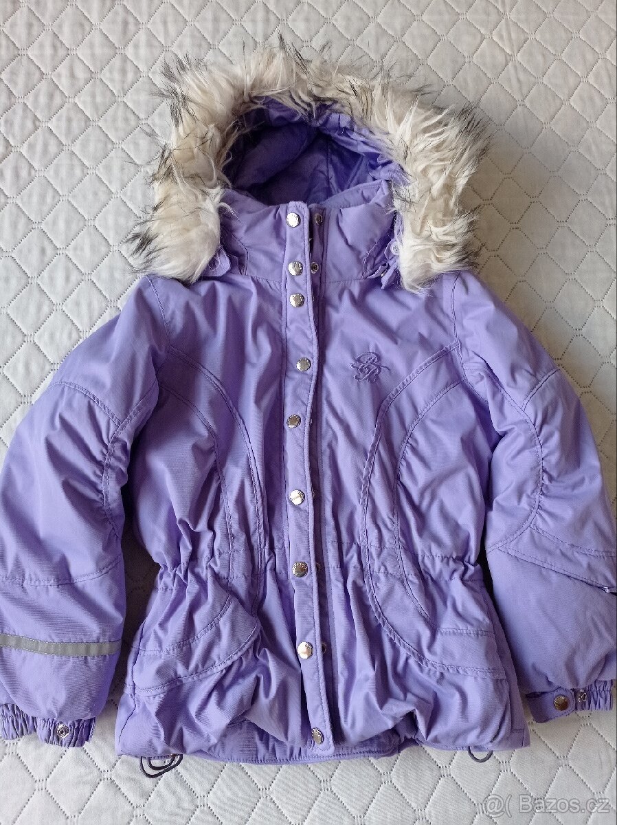 Dívčí zimní bunda, zn.Poivre Blanc, vel.6