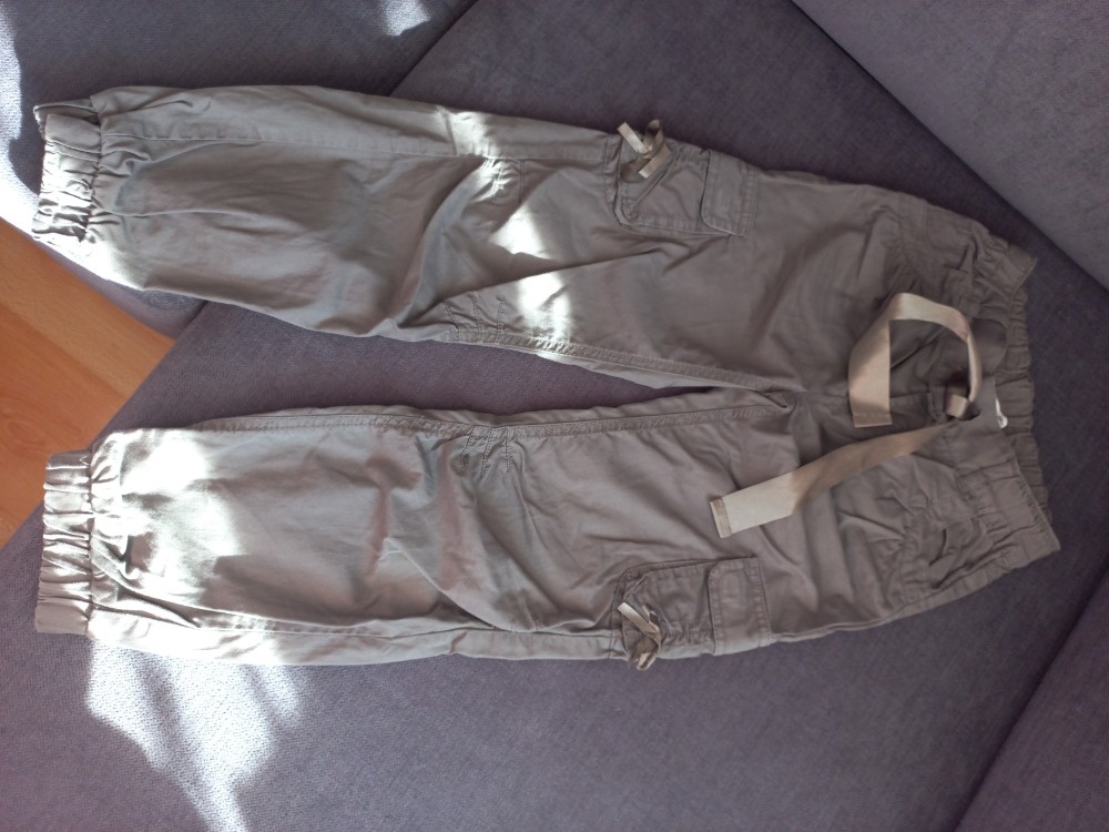 Kalhoty khaki zn. H&M vel. 128/134