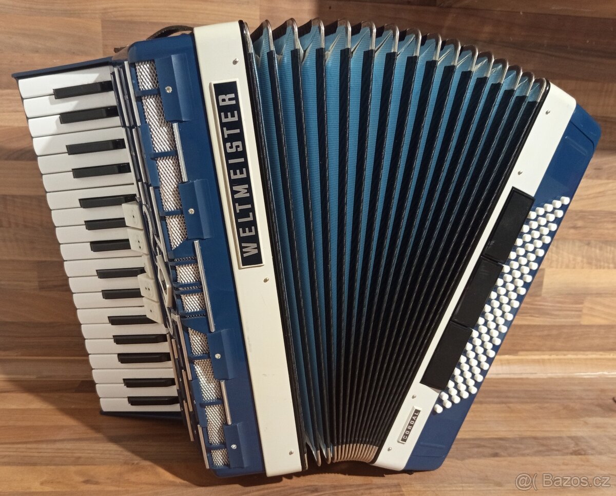 Akordeon (harmonika, heligonka) Weltmeister Cordal 80
