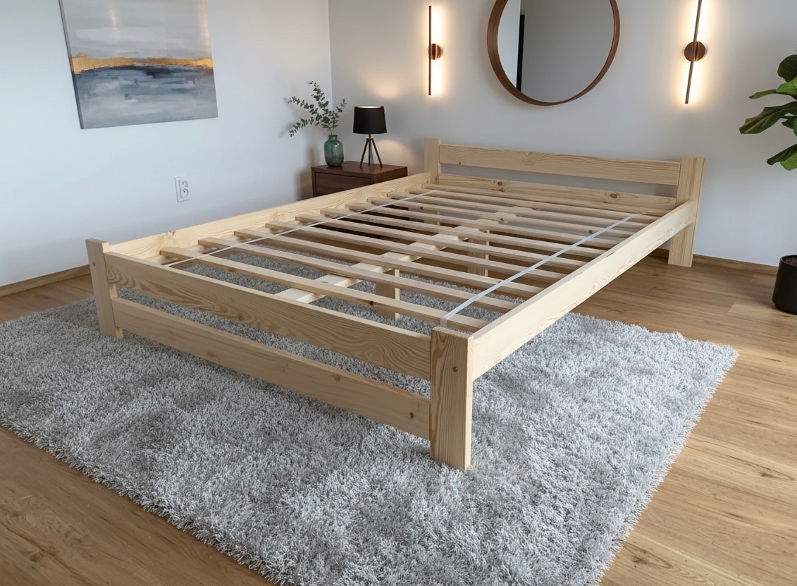 Nová postel MASIV borovice 160x200cm + rošt