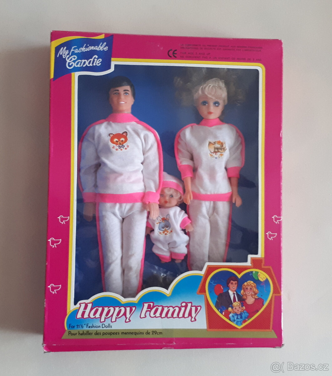 "Barbie", Happy Family Fashion Dolls, nové