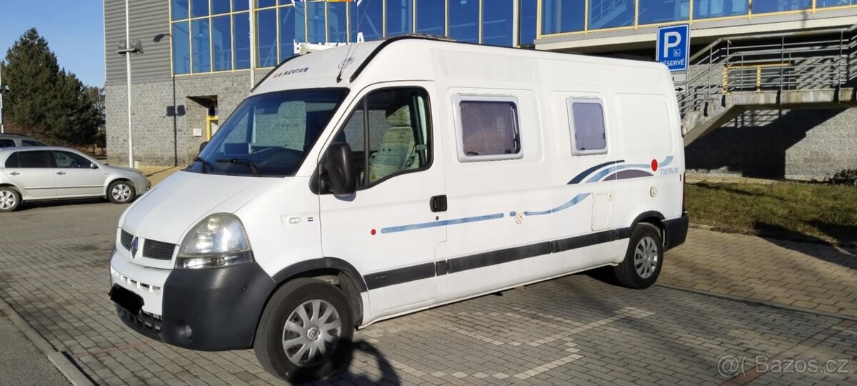 Renault master Adria 2.5 dci, Klima tempomat, tažné