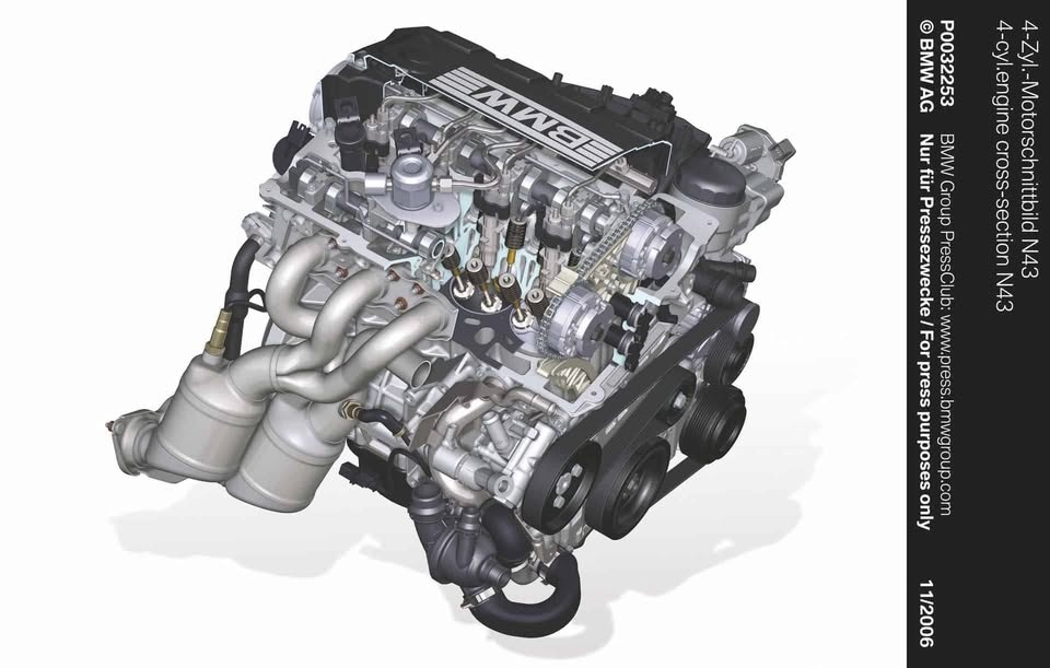 Motor BMW N43B20A - díly