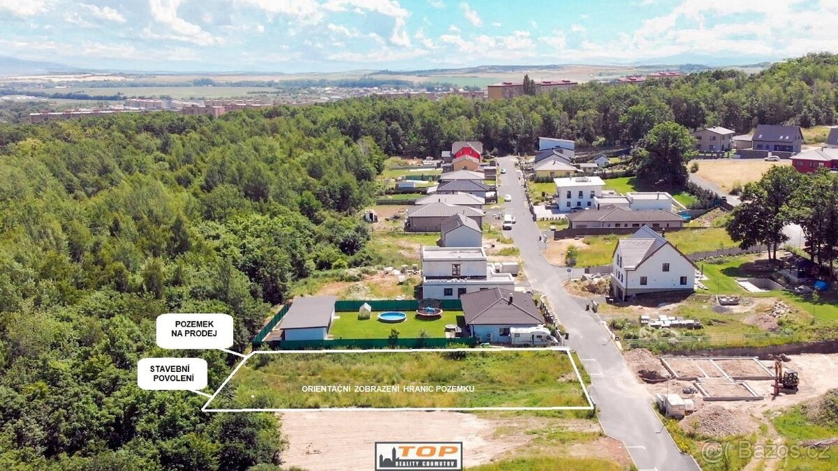 Stavební pozemek, ul. Slunečná, Jirkov, okr. Chomutov